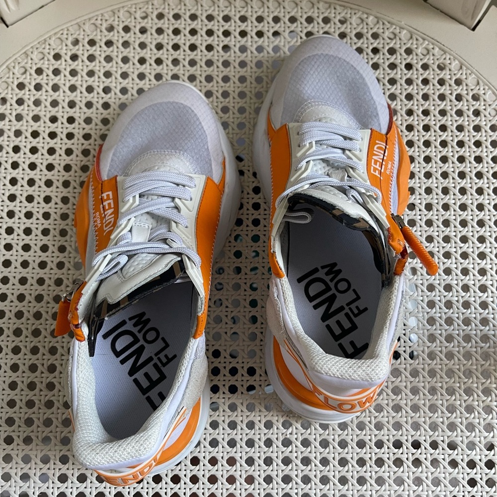 FENDI Colorblock Pattern Sneakers - Picture 8 of 8